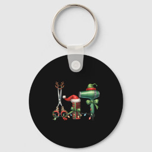 Kapsalon Kerst Kapper Gecertificeerd Sleutelhanger