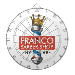 Kapsalon King Crown Herensalon Barberpaal Kappersz Dartbord