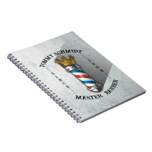 Kapsalon King Crown Herensalon Barberpaal Kappersz Notitieboek