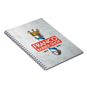 Kapsalon King Crown Herensalon Barberpaal Kappersz Notitieboek