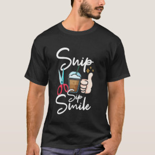 Kapsalon Knip Slok Smile Kapsalon Liefhebber Hai T-shirt