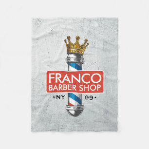 Kapsalon Koning Kroon Kapper Paal Kapsalon Fleece Deken