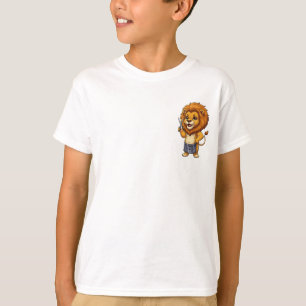 Kapsalon Leeuw Kinderen Kapsel T-shirt
