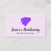 Kapsalon Minimalistisch Logo Visitekaartje