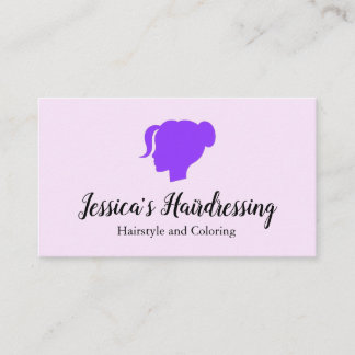 Kapsalon Minimalistisch Logo Visitekaartje