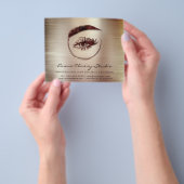 Kapsalon Nagelstylist Prijslijst Roos  Flyer (Hand)