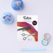 Kapsalon ontwerp flyer (Enkel)