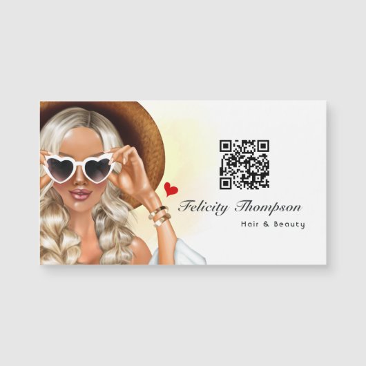 Kapsalon QR-code (Voorkant)