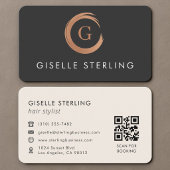 Kapsalon QR-code Visitekaartje