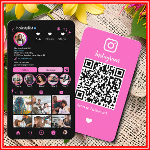 Kapsalon Roze Instagram [LANGE BIO] Visitekaartje