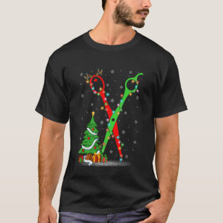 Kapsalon Schaar Kerstboom Lichtjes Kapsalon  T-shirt