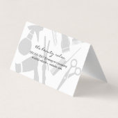 Kapsalon Tools en Goud Geborsteld Visitekaartjes (Achterkant)