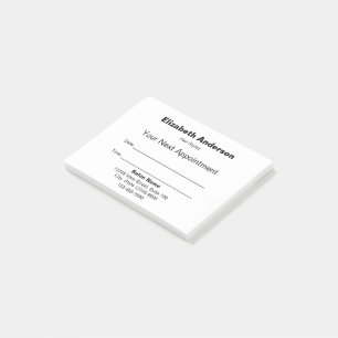 Kapsalon Wit Herinnering Aan Uw Volgende Afspraak Post-it® Notes