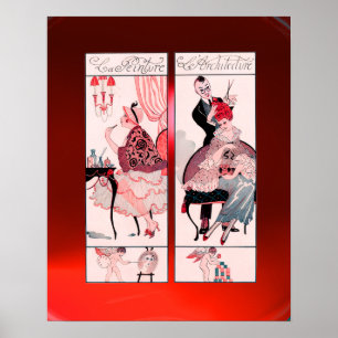 KAPSTER, MODE BEAUTY SALON MAKE-UP ARTIEST POSTER