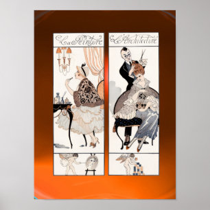 KAPSTER, MODE BEAUTY SALON MAKE-UP ARTIEST POSTER