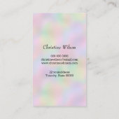 kapster visitekaartje (Achterkant)