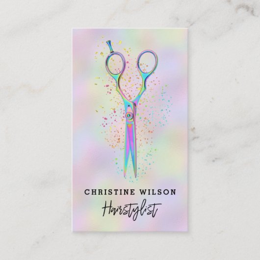 kapster visitekaartje (Voorkant)