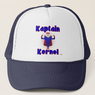 Kaptain Kernel Popcorn Superheld Trucker Pet