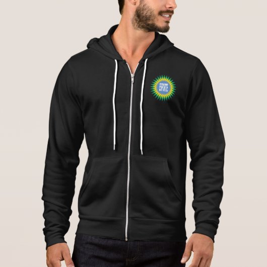 Kapuche Canvas negroïde DESIGN BRAZIL ESPORT Hoodie (Voorkant)