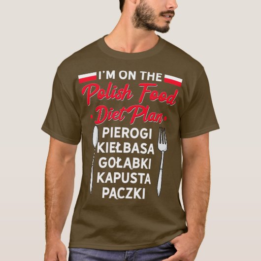 Kapusta Pierogi Lover Funny Im op het Poolse T-shirt (Voorkant)