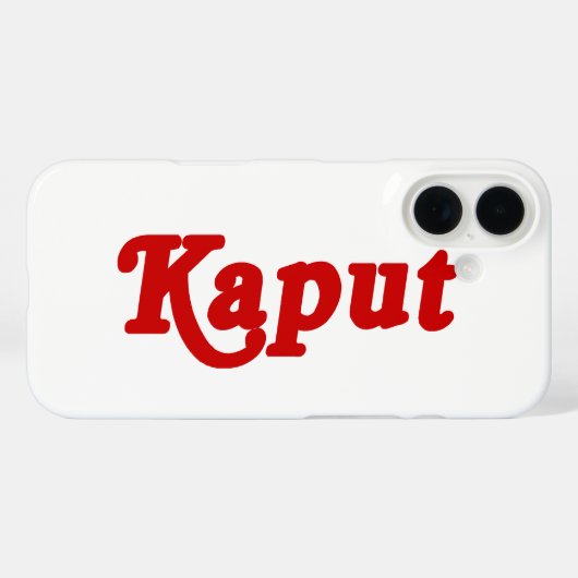 KAPUT ♦ NIET WERKEN ♦ Case-Mate iPhone CASE (Achterkant (horizontaal))
