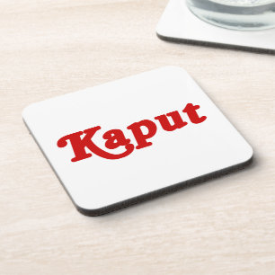 KAPUT ♦ WERKT NIET ♦ BIER ONDERZETTER