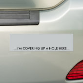 Kar Band-Aid Bumpersticker (Op auto)