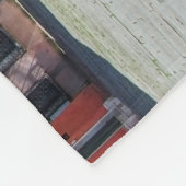 Kar met dozen in Venetië Fleece Deken (Hoek)