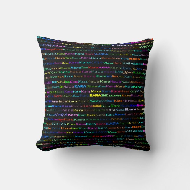 Kara Text Design I Lance Oreiller (Recto)