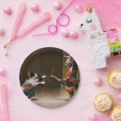 Karaatkatten Papieren Bordje (Feest)