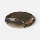 Karaatkatten Papieren Bordje (Gekanteld)