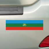 Karachay Cherkessia-vlag Bumpersticker (Op auto)