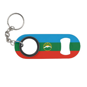 Karachay Cherkessia-vlag Mini Flessenopener