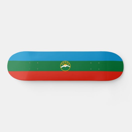 Karachay Cherkessia-vlag Skateboard (Horizontaal)