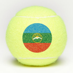 Karachay Cherkessia-vlag Tennisballen