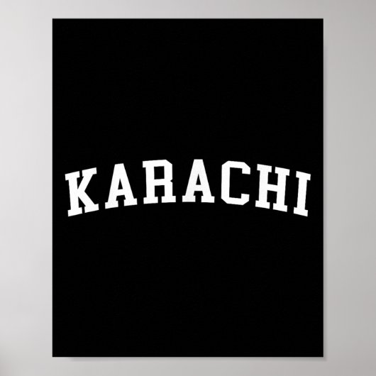 Karachi poster (Voorkant)