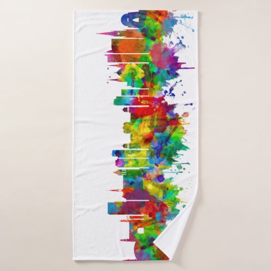 Karachi Skyline Pakistan (Serviette de bain)