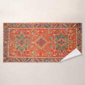 Karadaja Antiek Persian Rug Print Badhanddoek (Badhanddoek)