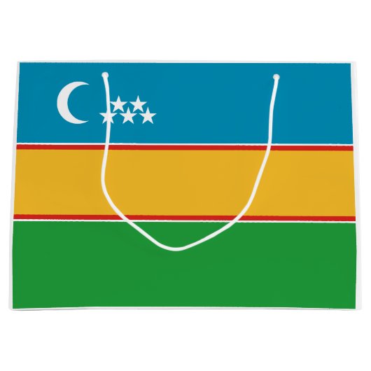 Karakalpakstan-vlag Groot Cadeauzakje (Voorkant)