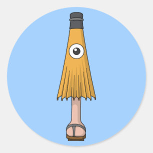 Karakasa -karakasa-obake (het Spook van de Ronde Sticker