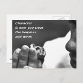 Karakter Briefkaart (Voorkant / Achterkant)