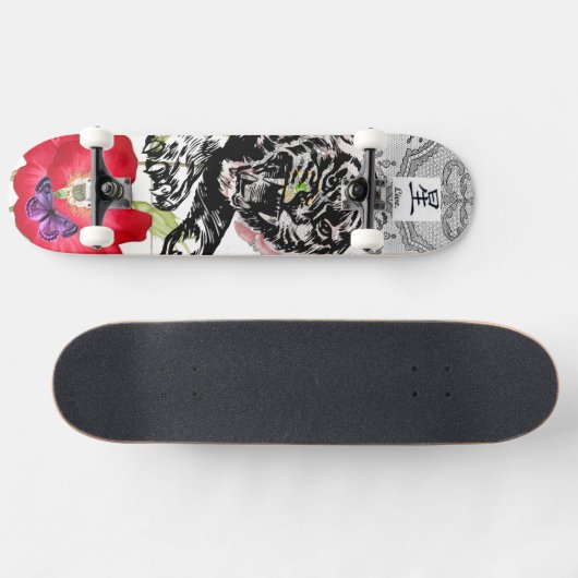 KARAKTER EN KNOP VAN SKATEBOARD (Horizontaal)