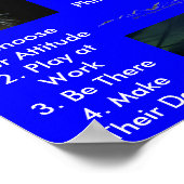 Karakter is een bestemming... poster (Hoek)