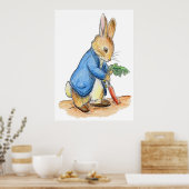 Karakter kinderkamer Peter Rabbit Beatrix Potter Poster (Keuken)