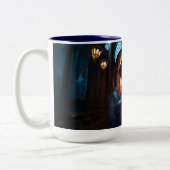 Karakter kunst Mok voor Een met de Wolf (Links)