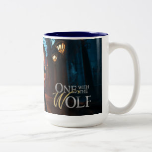 Karakter kunst Mok voor Een met de Wolf