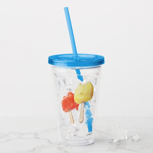 Karakter Popsicles Acryl Drinkbeker (Voorkant ijs)