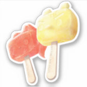 Karakter Popsicles Sticker (Voorkant)