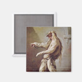 Karakter van de Commedia dell'Arte Magneet (Voorkant / Achterkant)