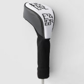 karakter van elektrotechnicus golfheadcover (Schuin)